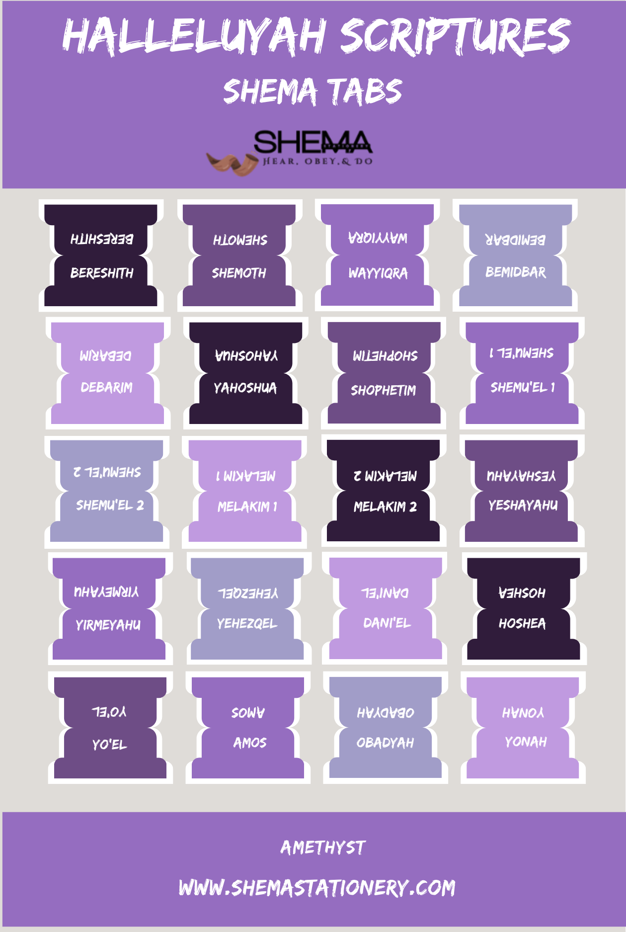 Amethyst - Halleluyah Scriptures Tabs