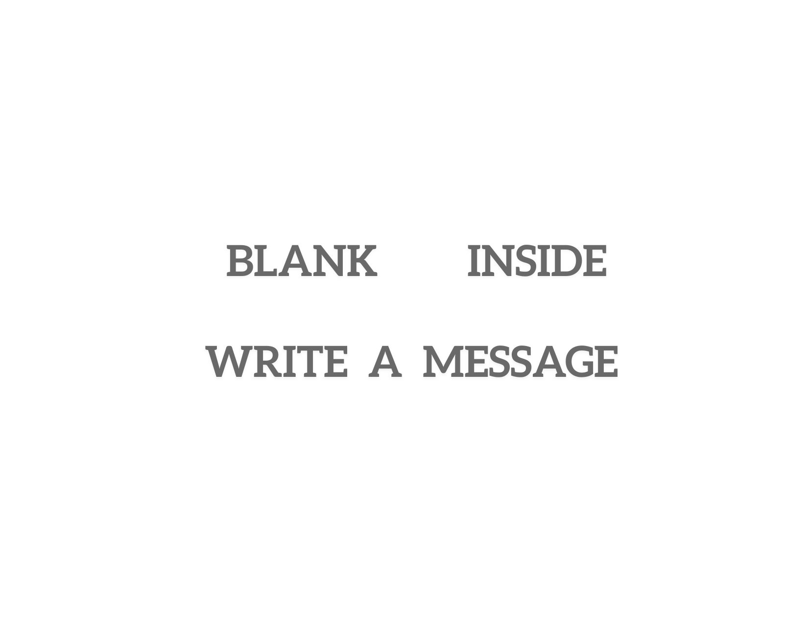 Baruk Atah Moreh (Blank Inside)