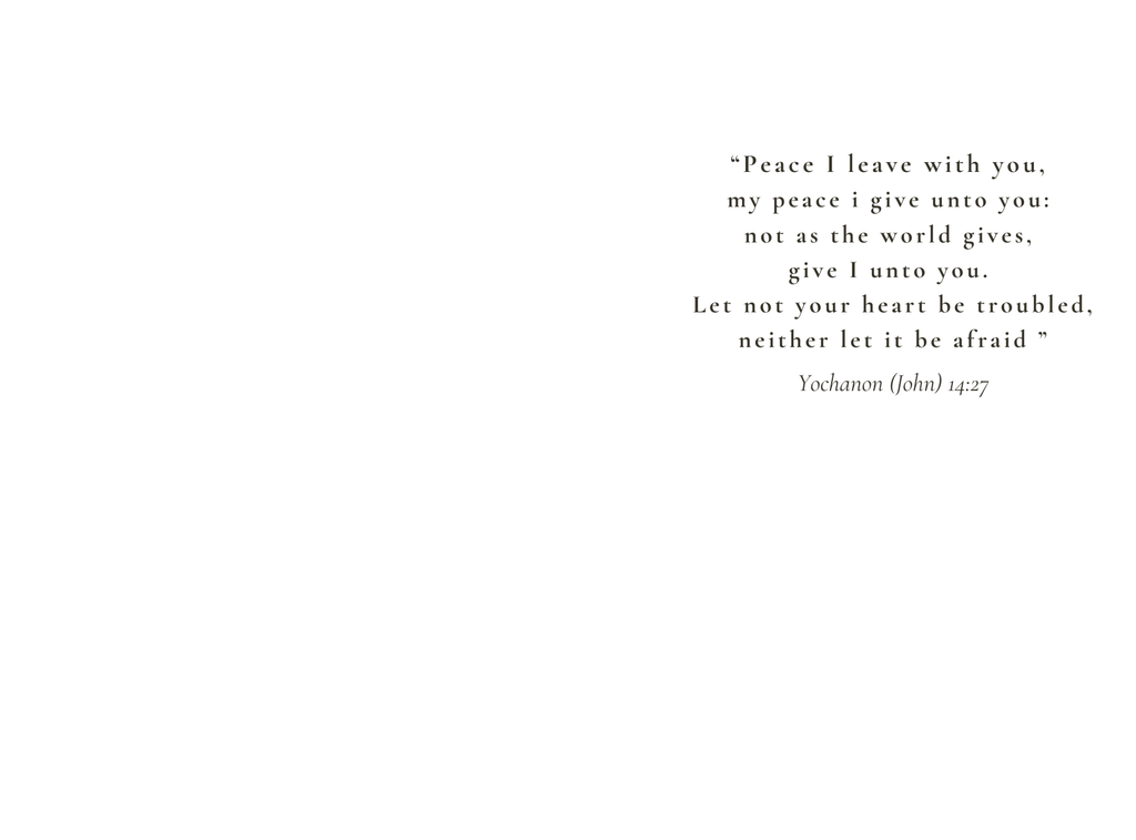 Peace Condolence