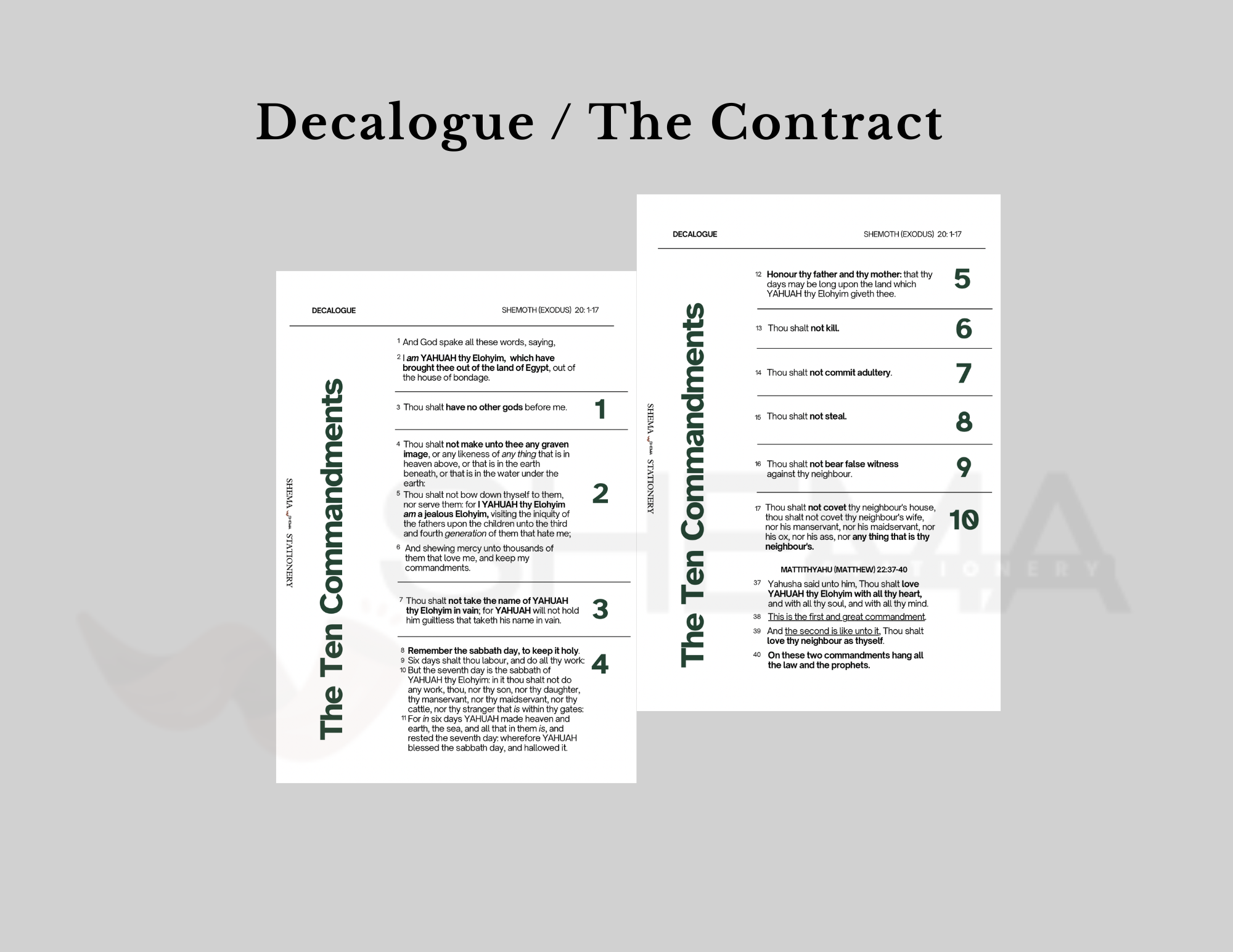 Shabbat Shalom Series