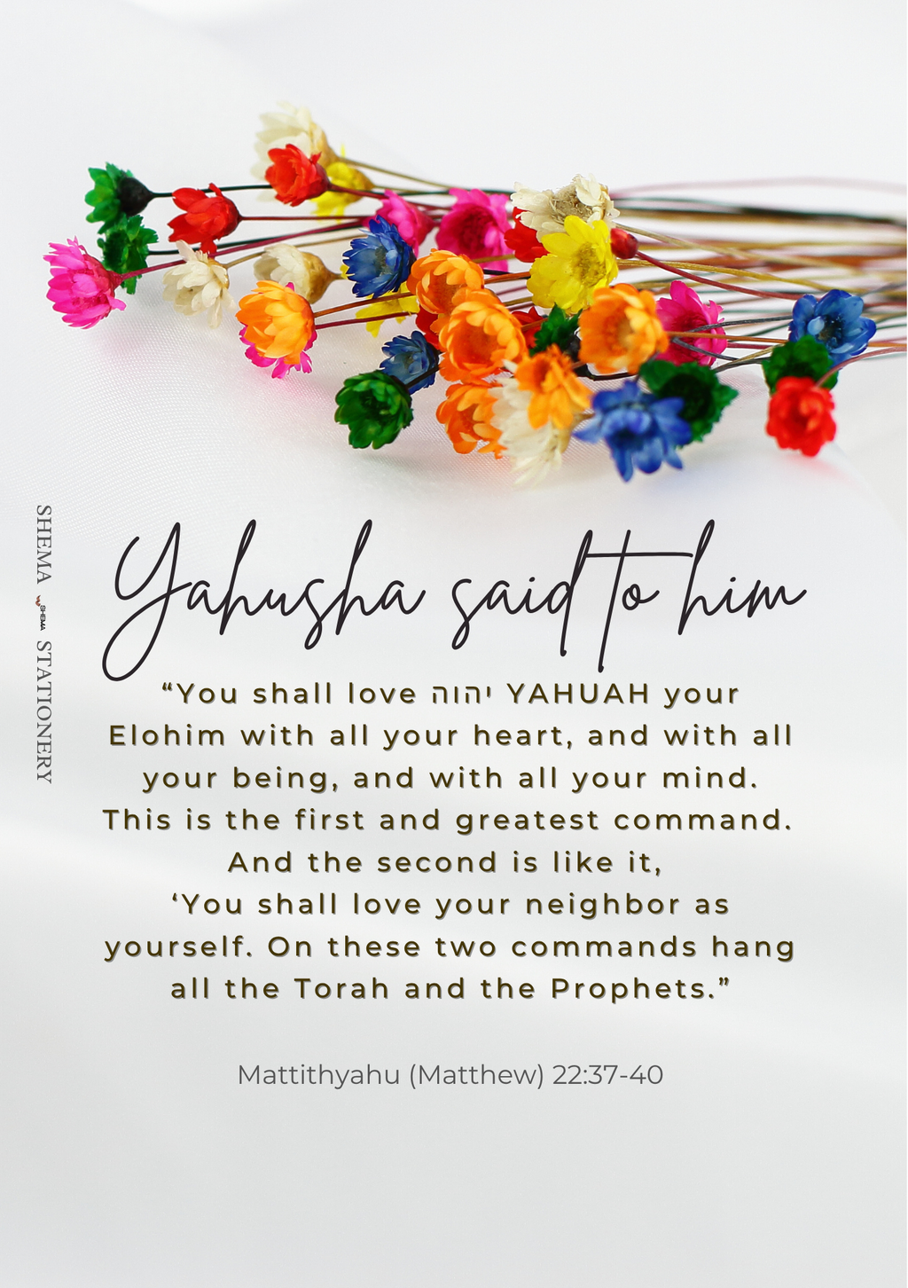 Yahusha Said to Him* Vellum Dashboard