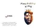 Happy Birthday King (Blank Inside)