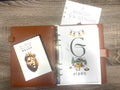 Alef Bet Personalized Vellum Dashboard