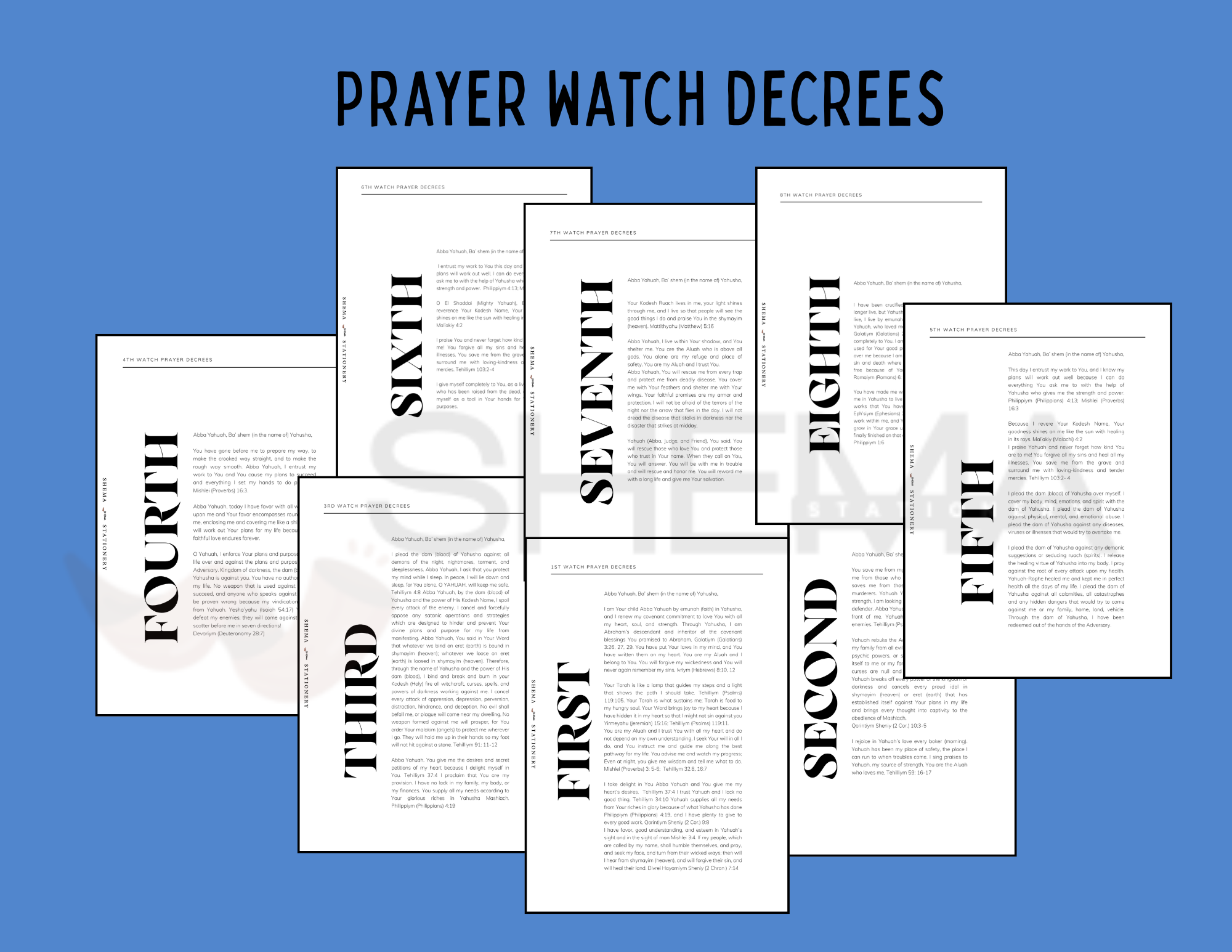 Chalom (Dream) Cancellation Inserts