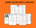 Shabbat Shalom Series (Card stock)