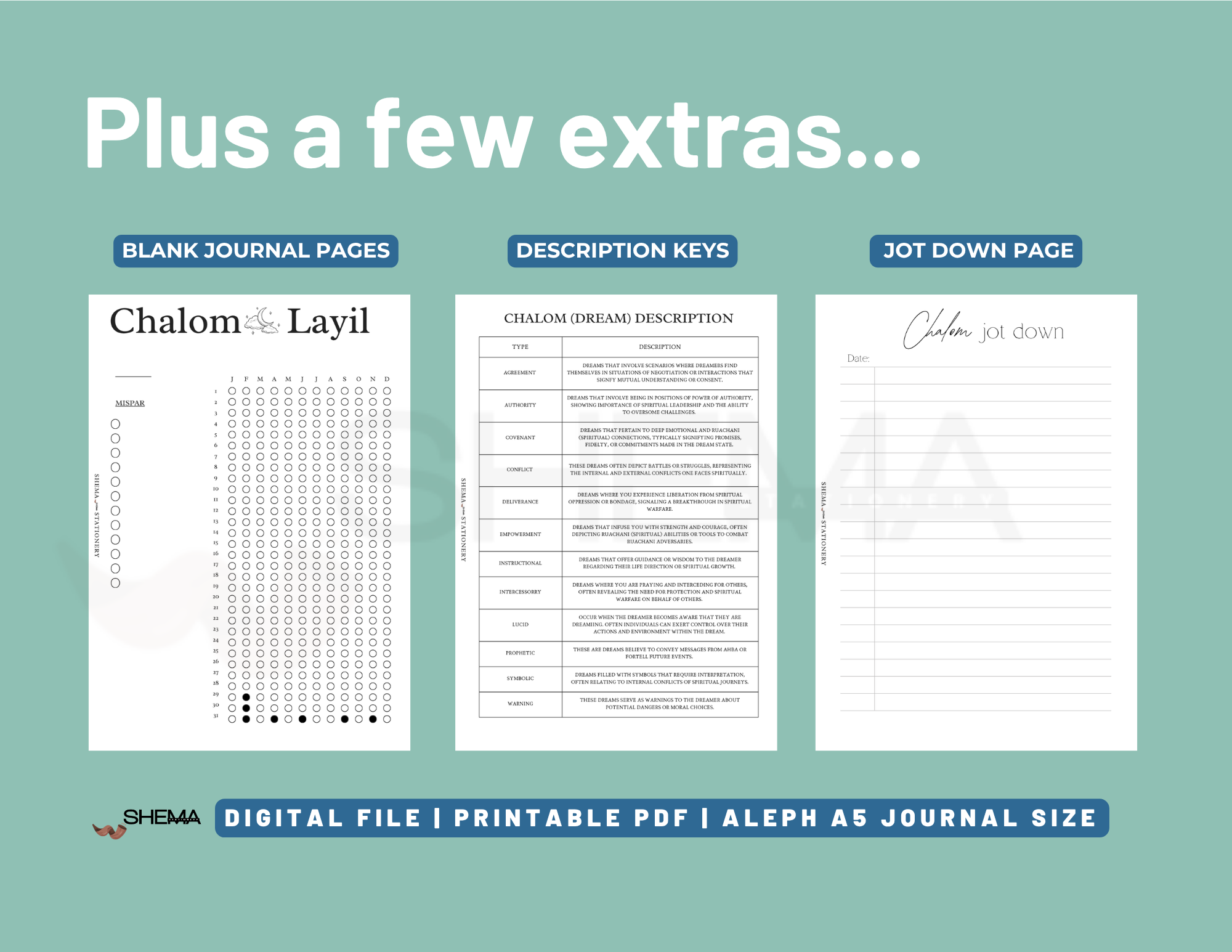 Tob (GOOD) Mispar Journal Bundle - Digital Download